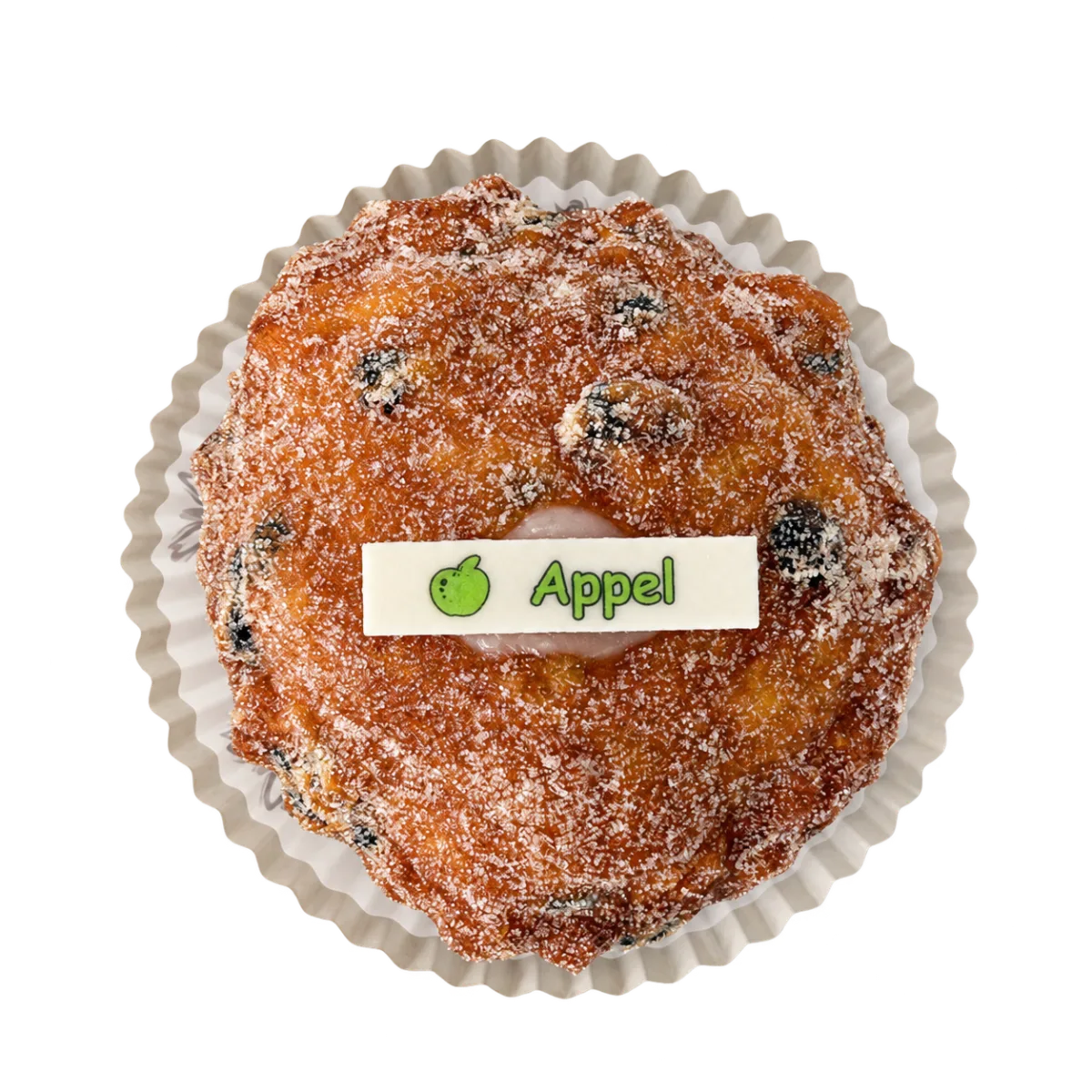 Appelbol, bovenkant
