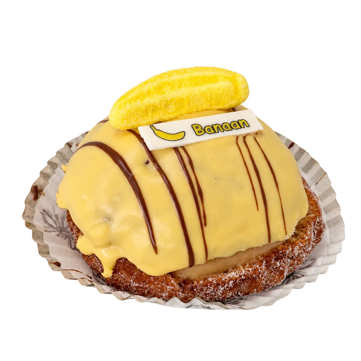 Bananenbol, schuin