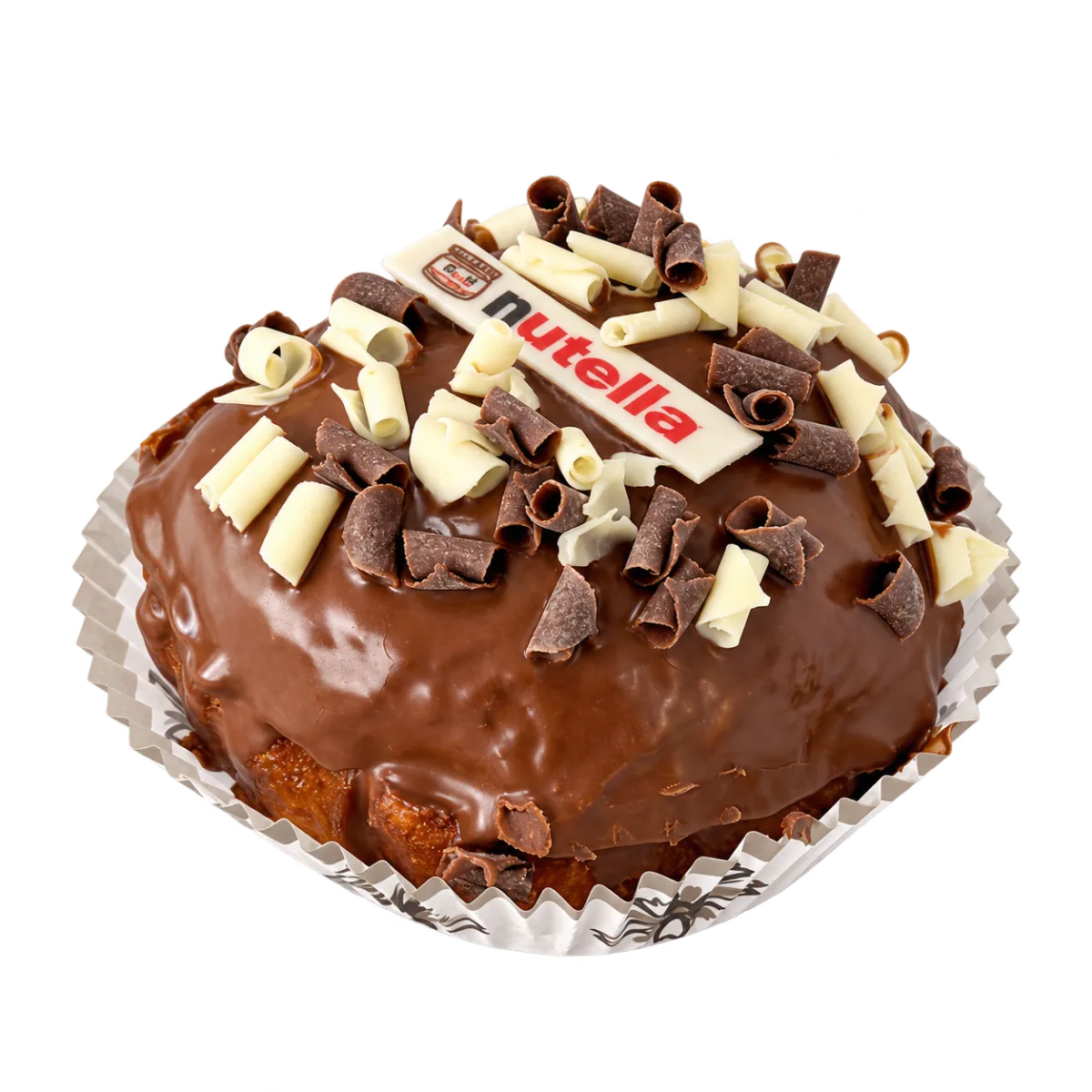 Nutellabol, schuin