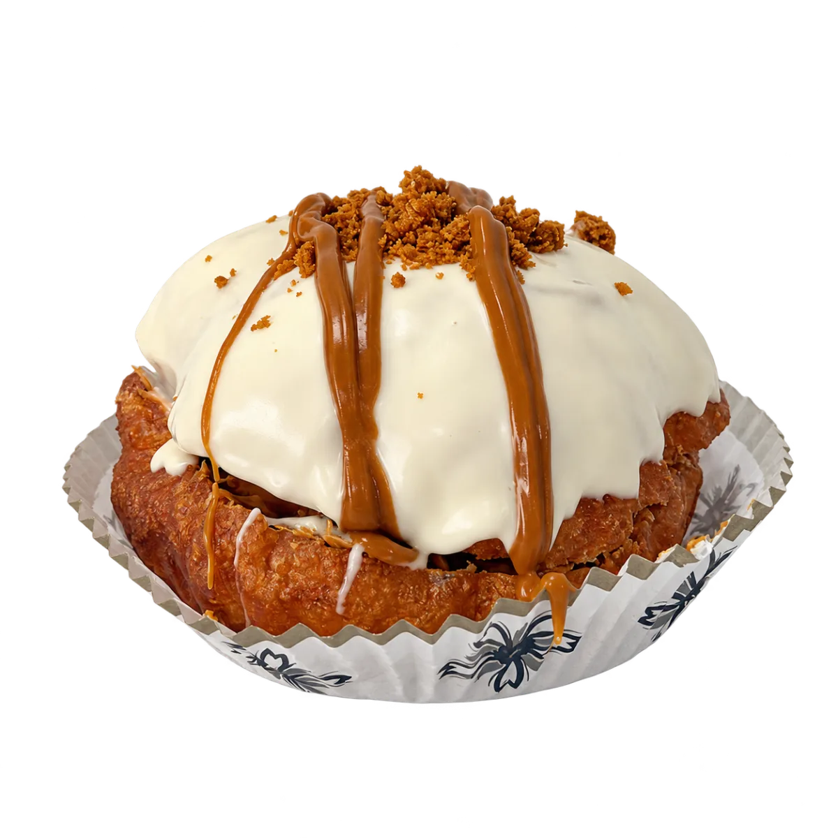 Speculoosbol, zijkant